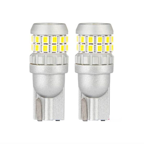 Set 2 becuri T10, 30 LED-uri SMD2016, 12-24V, W5W, CANBUS, alb 04233 Amio