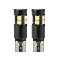 Set 2 becuri T10, 13 LED-uri, SMD 3030, 12-24V, W5W, 5500K, Canbus, alb, 02801 Amio