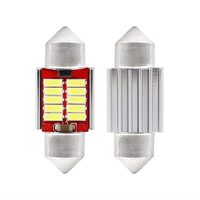 Set 2 becuri sofit, 12-24V, C5W, C10W, C3W, 31mm, 10 LED-uri SMD 4014, Canbus, alb, 01288 Amio