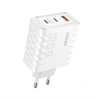 Incarcator rapid cu 2 USB-uri, priza 220V, 2 USB-C 35W, 3AQC, tehnologie GaN, 04288 Amio