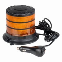 Girofar 12-24V, h131, 24 LED-uri, prindere cu magnet sau 3 suruburi, cablu 3m cu intrerupator 2 butoane, 04111 Amio
