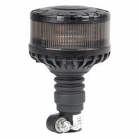 Girofar 12-24V, h169, 16 LED-uri, pe tija flexibila, difuzor transparent, lumina portocalie, 04107 Amio