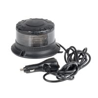 Girofar 12-24V, h103, 16 LED-uri, prindere cu magnet sau 3 suruburi, cablu 3m, cu intrerupator 2 butoane, difuzor transparent, lumina portocalie, 04108 Amio