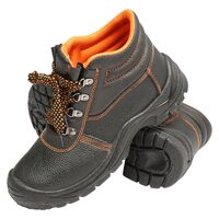 Bocanci de protectie cu bombeu, insertie talpa metalica, marimea 42, model 5005 BK90889 / sb37