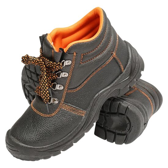 Bocanci de protectie cu bombeu, insertie talpa metalica, marimea 42, model 5005 BK90889 / sb37