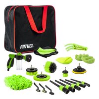 Set 21 piese curatare, detailing auto, interior-exterior, 04330 Amio