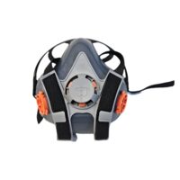 Semimasca de protectie reutilizabila, TPE hipoalergenic, pentru gaze, ADR, vapori, particule, fara filtre, 6807 NEW MASK II  
