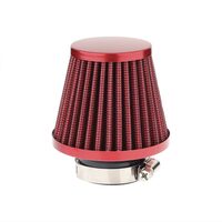 Filtru aer sport mic h7.5cm, interior fi34mm, exterior fi42mm, moto, ATV, scuter, rosu, 83152 Carmotion 