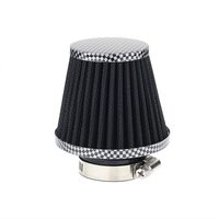 Filtru aer sport mic h7.5cm, interior fi34mm, exterior fi42mm, moto, ATV, scuter, negru carbon, 83154 Carmotion 