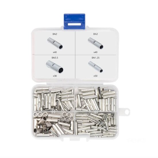 Set conectori cablu BN1.25 BN2 BN5.5, 160 bucati, metal, 04123 Amio