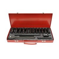 Trusa chei tubulare cu priza lunga 8-24mm, clichet cu antrenor, set 16 bucati BK78566 / LZ45