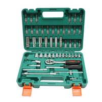 Tusa chei tubulare lungi si scurte, biti, hex, torx, antrenor cu clichet 1/4 , 53 piese, BK80633 / MD02