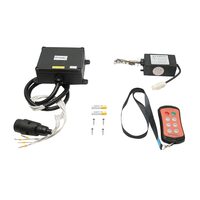Telecomanda wireless pentru troliu Tractor Forestier cu mecanism pentru reglarea turatiei motor din telecomanda, model A 12V BK77502  /SES71