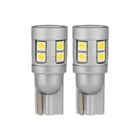 Set 2 becuri T10, 12 LED-uri, SMD 3030, 12-24V, W5W, 5500K, Canbus, alb, 04243 Amio