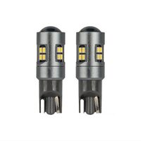 Set 2 becuri T10, 16 LED-uri, SMD 2016, 12-24V, W5W, 5500K, cu lupa, Canbus, 04234 Amio