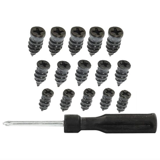 Suruburi vulcanizare rapida pentru anvelope, set 15 bucati, cu surubelnita, 63475 Carmotion