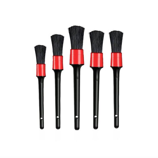 Set 5 pensule aspre, pentru detailing, interior-exterior, Hard AKC8103