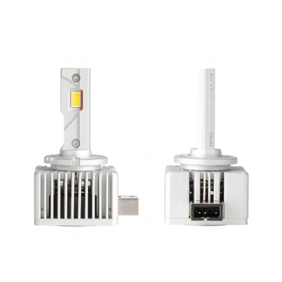 Set 2 becuri LED, D1S-D1R, 6000K, 9-16V, 70W, 6800lm, 360 grade, Canbus, D-Basic, 03626 Amio