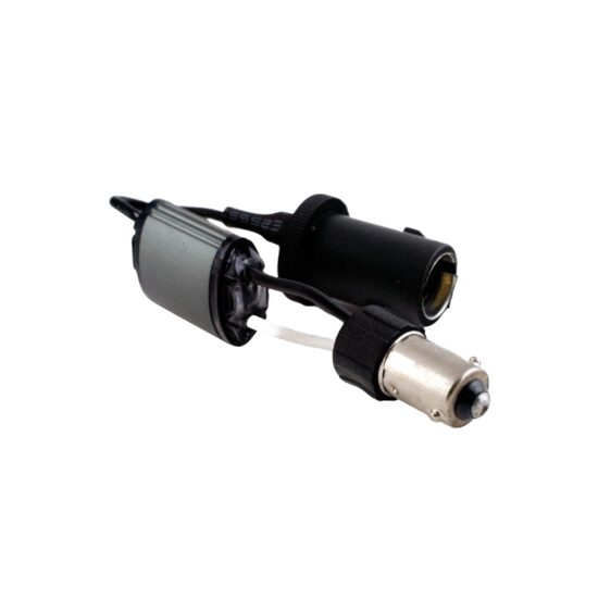 Set 2 bucati anulator eroare bec ars, Canbus, rezistenta 12V 5W, BAX9S, pentru becuri LED H6W, H21W, cu radiator aluminiu, LIT0515 RaceSport