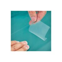 Set 10 plasturi adezivi, rezistenti la apa, reparat acoperis, tevi, piscina, 10x10cm, transparent, AT116