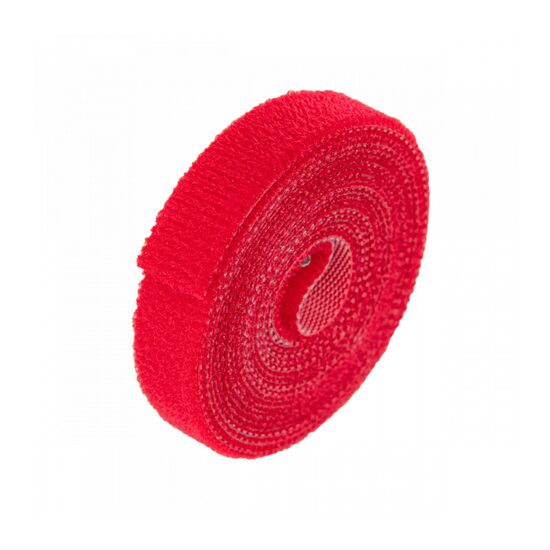 Banda scai velcro multifunctionala, rola 2mx12mm, rosie, HLT1202/RD Bradas