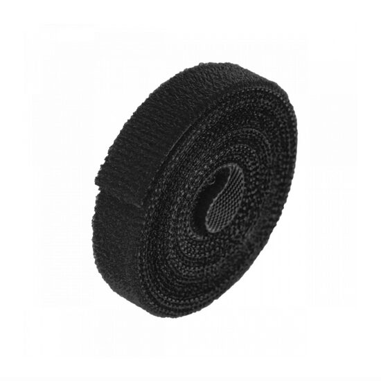Banda scai velcro multifunctionala, rola 2mx12mm, neagra, HLT1202/BK Bradas