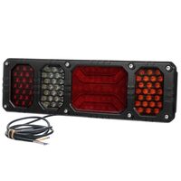Lampa stop 450x139, 6 functii, cu ceata si mers inapoi, cu cablu 1.5m, 24V, dreapta, HEAVY DUTY Horpol LZD 2855