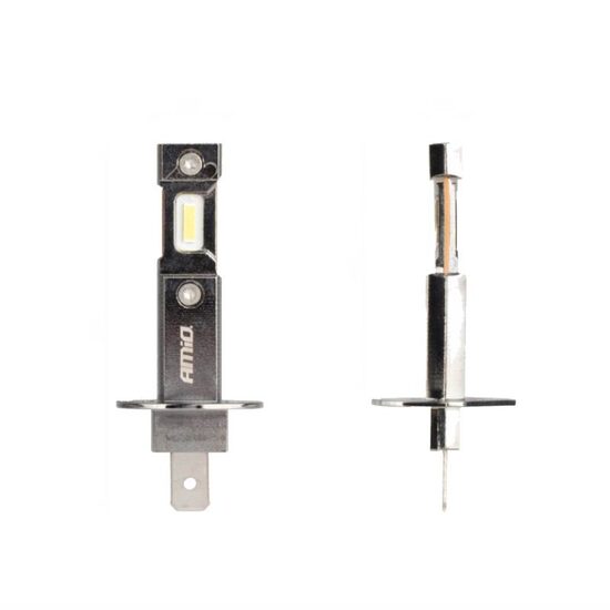 Set 2 becuri H1, LED, 12V, 60W, 5600lm, 6000K, Canbus, Hybrid 04112 Amio