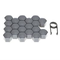 Set 20 capacele plastic, pentru prezoane 21inch, grafit, 63786 Carmotion