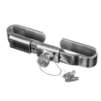 Antifurt container, deschidere 250-335mm, latime 8cm, din otel inoxidabil OH18N9, AGS020