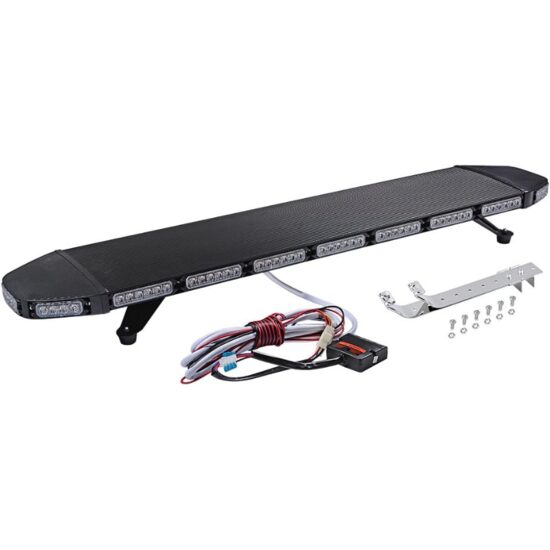 Girofar rampa transversal 116x22 cm, LED, 12-24V, 20 module LED, 73 Leduri, 2 intrerupatoare, 8136A-7 Amber