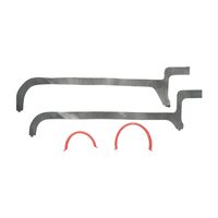 Garnituri baie ulei cu semiinele pentru motor in 3 pistoane  U-445, Fiat, 115.01.201/202/203/204 UTB