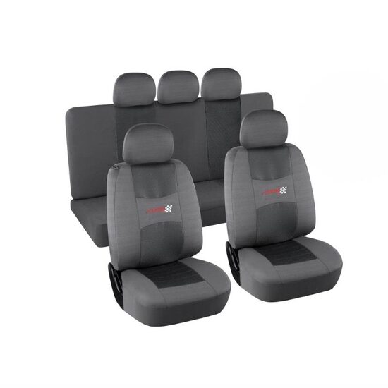 Set 9 huse auto, airbag, gri, Carbon Line, 31689 Compass