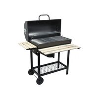 Gratar pe carbune cu roti si termometru, grill 73x37 cm, model BARRAL 99512, Cattara 13044