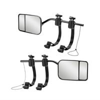 Set 2 oglinzi exterioare suplimentare, unghi mort, brat metal, 180x112mm, Caravan 2808326 SwissDrive
