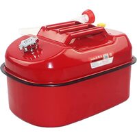 Canistra metalica, 20L, plata, antirasturnare,  cu furtun flexibil si dop insurubabil, MB59