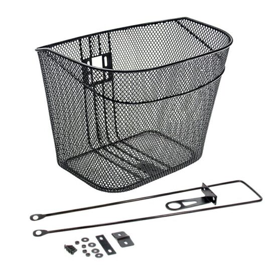 Cos bicicleta fata, kit montaj fixare cu suruburi, 61093
