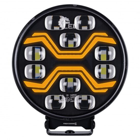 Proiector rotund fi220, faza lunga cu pozitie DRL si stroboscopica, Led, X Spider, L3440