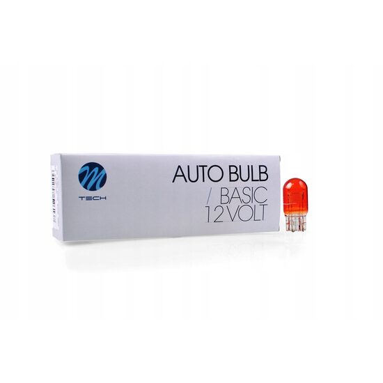 Bec soclu sticla, fara dulie, 12V/21/5W WY21/5W -T20, 10buc/cutie,  Z94 / 7443 M-Tech