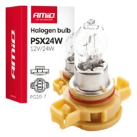 Bec halogen, PSX24W, PG20-7, 12V, 24W, AMIO 04411