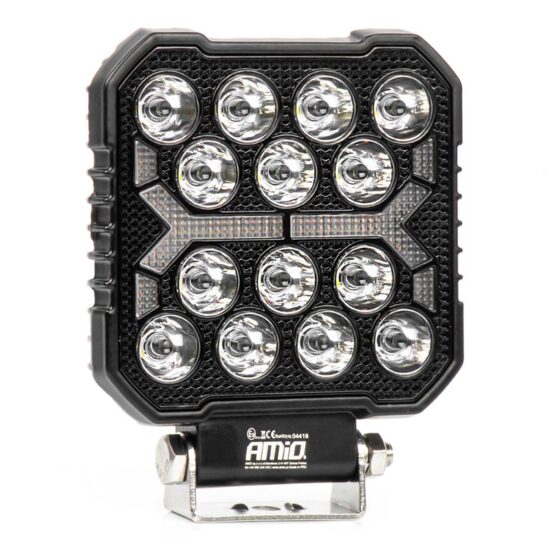 Proiector lucru, 110x110 x38mm, LED, 10-36V/42W, 4200lm, tip spot, stroboscopic, AWL74 Amio 04418