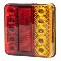 Lampa stop, 100x100cm, 4 functii, cu numar, 04389 Amio