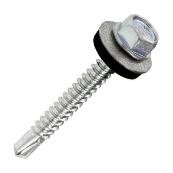 Set 100 de bucati surub autofiletant cu garnitura DIN7504K EPDM 5,5x32-16, Set 100buc, 04390523 UNIQ