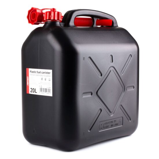 Canistra plastic 20L cu furtun, Amio 02889 neagra