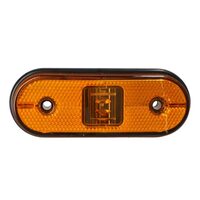 Lampa gabarit, 119x44 LED, 24V, fara suport, cu mufa,  galben, Unipoint 1 Aspock A21-2000-154