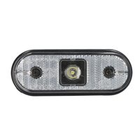 Lampa gabarit, 119x44 LED, 24V, fara suport, cu mufa, alb, Unipoint I, Aspock A21-7700-004