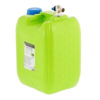 Canistra 10L, cu robinet de metal scurt, verde, Carmotion 63804