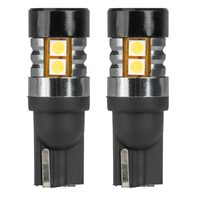 Set 2 becuri T10, 9 LED-uri tip SMD 3030, 12/24V, W5W, CANBUS, Amio 04241