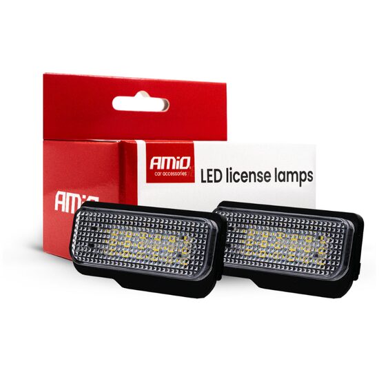 Set 2 bucati lampa numar, LED, CLP16 MERCEDES-BENZ C, E,  CLS, SLK, TESLA S, AMIO 04559