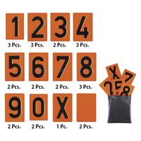 Set numere pentru placa ADR, set 27 bucati, Leonium 501707-27